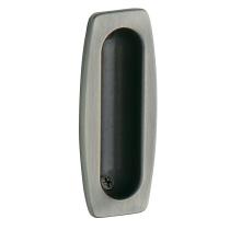 Baldwin 0458 Flush Pull in Antique Nickel (151)