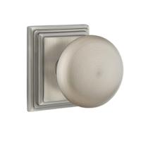 Emtek Providence Door Knob with Wilshire Rose Antique Pewter (US15A)