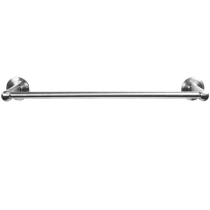 Emtek S7010, S7020, S7030 Satinless Steel Towel Bar with Beveled Rose