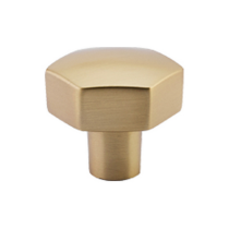 Emtek 864579,86458 Urban Modern Hex Knob Satin brass