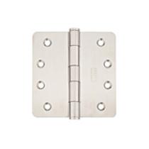 Emtek 4 x 4 Stainless Steel Radius Corner Residential Duty Hinges 9812432D
