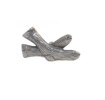 Emenee MK1110 Socks Cabinet Knob in Antique Matte Silver (AMS)