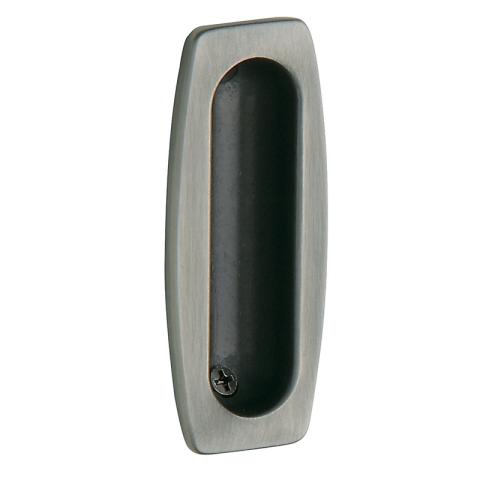 Baldwin 0458 Flush Pull in Antique Nickel (151)