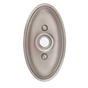 Emtek 2402 Door Bell Button w/Oval Rose Pewter (US15A)