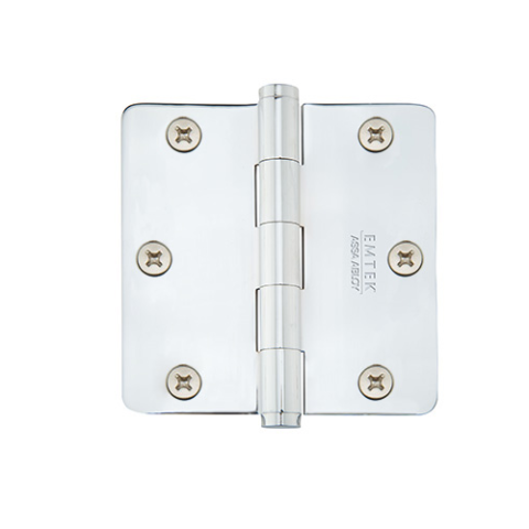 Emtek 3 1/2 Steel residential duty radius corner 91023