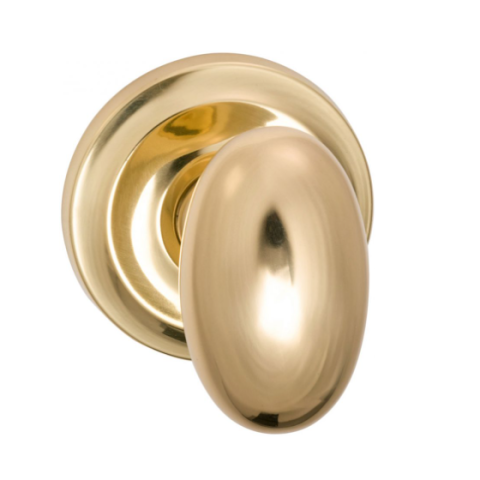 Omnia 432 Knob Latchset Polished Brass (US3)
