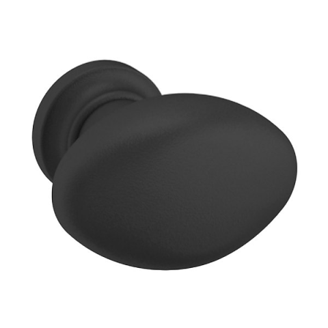 Baldwin Oval Cabinet Knob (4910, 4913) Satin Black