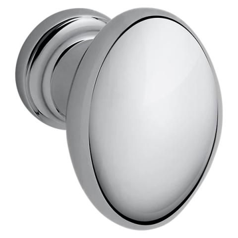 Baldwin Oval Cabinet Knob (4910, 4913) Polished Chrome