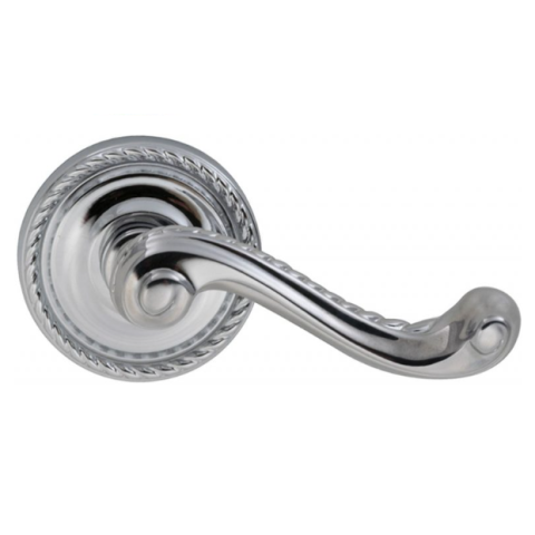Omnia 570 Lever Latchset Polished Chrome (US26)