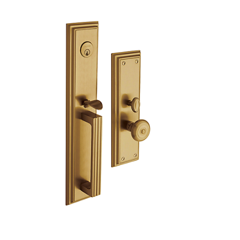 Baldwin Estate 6542 Tremont Mortise Handleset in Vintage Brass (033)