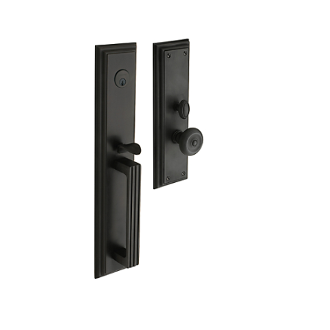 Baldwin Estate 6542 Tremont Mortise Handleset in Oil Rubbed Bronze (102)