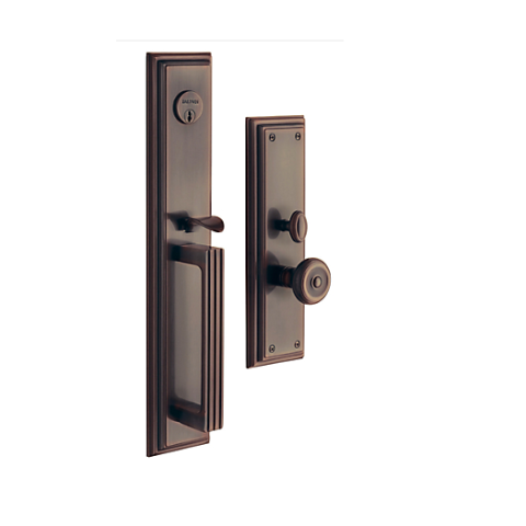 Baldwin Estate 6542 Tremont Mortise Handleset in Venetian Bronze (112)