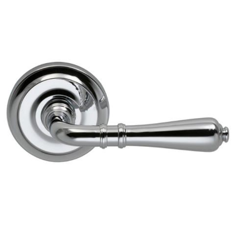 Omnia 752 Lever Latchset Polished Chrome (US26)