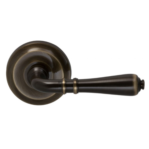 Omnia 752 Lever Latchset Shaded Bronze (SB)