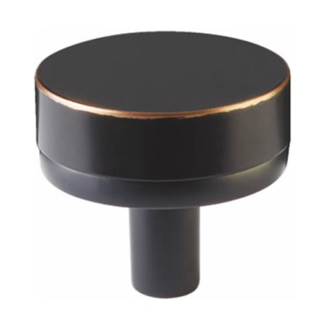 Emtek Select 86655.CCK.SMK Smooth Cabinet Knob with Conical Stem Oil Rubbed Bronze (US10B)