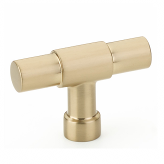Emtek 86699 Industrial Modern Jasper Cabinet Knob Satin Brass (US4)