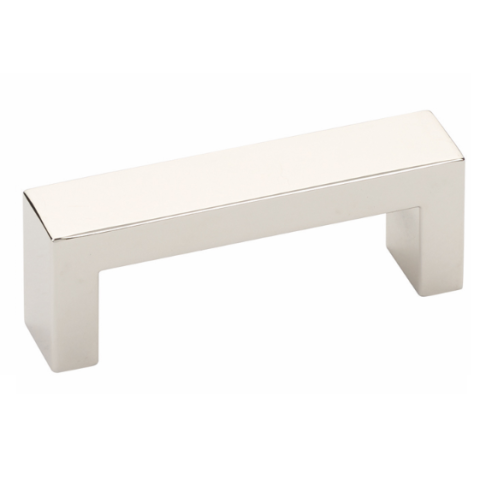 Emtek 86716 Modern Rectangular Keaton Cabinet Pull Polished Nickel (US14)