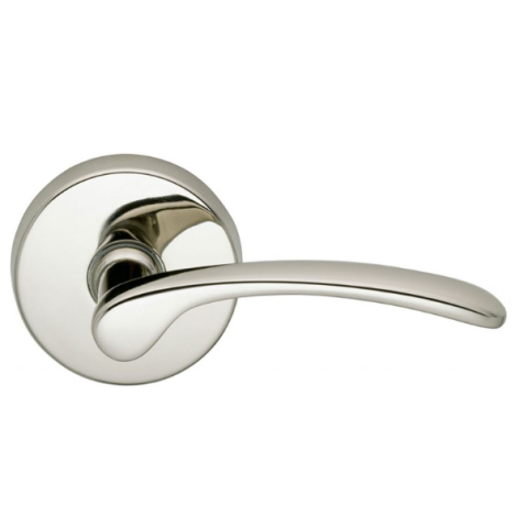 Omnia 890 Lever Latchset Polished Nickel (US14)
