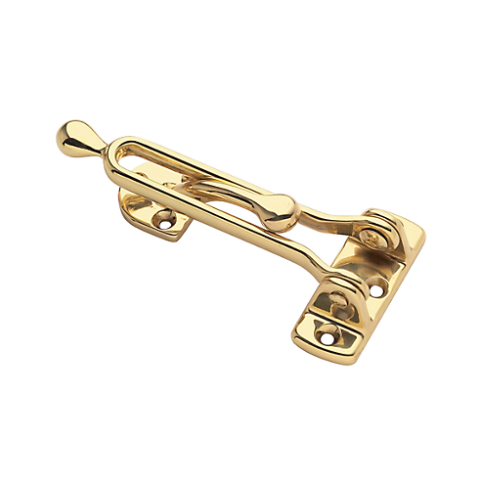 Baldwin 0250 Security Door Guard in Polished Brass (030)
