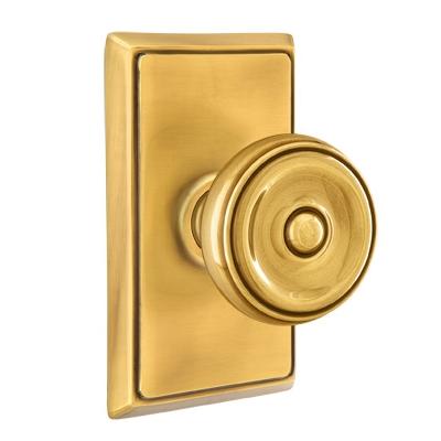 Emtek Waverly Door Knob with Rectangular Rose French Antique (US7)