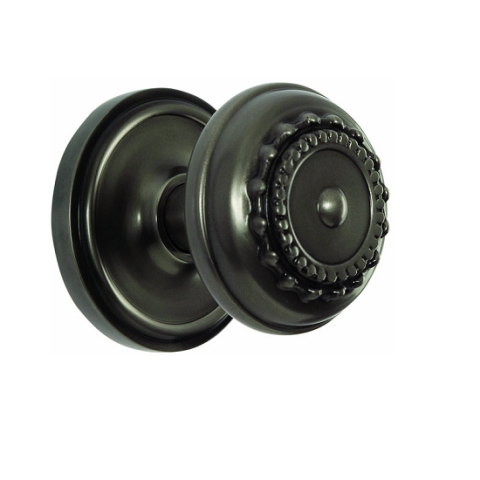 Nostalgic Warehouse Meadows Knob Privacy Mortise with Classic Rose Antique Pewte