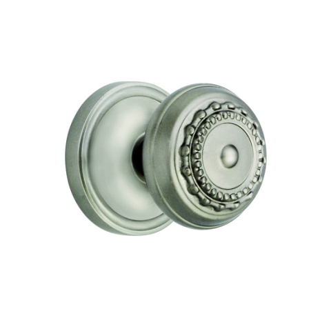 Nostalgic Warehouse Meadows Knob Privacy Mortise with Classic Rose Satin Nickel
