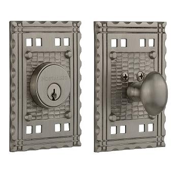 Nostalgic Warehouse CRASGL Craftsman Single Cylinder Deadbolt