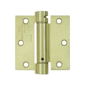Deltana 3 1/2" X 3 1/2" Square Corner Spring Steel Hinge DSH35