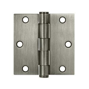Deltana 3 1/2" x 3 1/2" Square Corner Heavy Duty Steel Hinges S35HD
