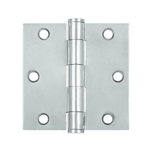 Deltana 3 1/2" x 3 1/2" Square Corner Heavy Duty Steel Hinges S35HD
