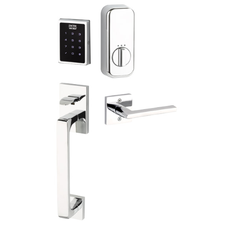 Emtek EMPowered™ EMP1103 US26 Touchscreen Keypad Baden Entry Set - Connected by August