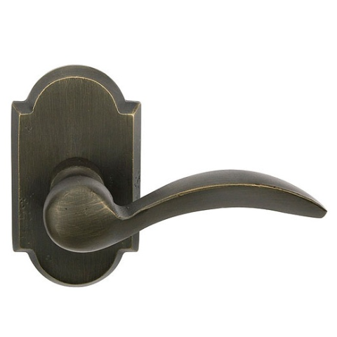 Emtek Durango Door lever with #1 Rose Medium Bronze Patina (MB)