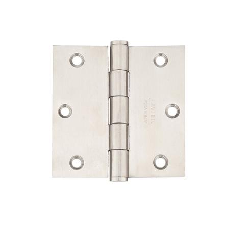 Emtek 3-1/2 x 3-1/2 Stainless Steel Square Corner Residential Hinges 9811332D